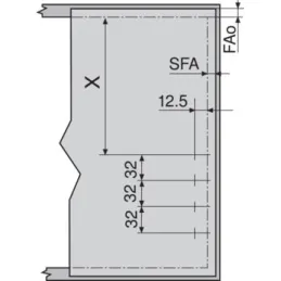 Mehanizam s preklopnim poklopcem HL siva / SET
