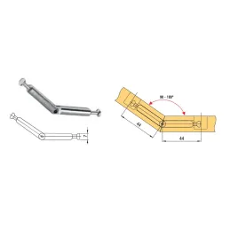 Spojni zakrivljena ručka