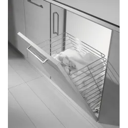 Košara za rublje Inoxa 125 / Krom