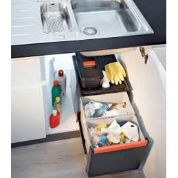 Izvlačna kanta za smeće FRANKE CUBE 30/ Kanta 1x20l, 1x10l