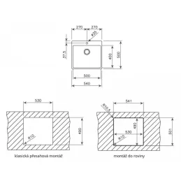 Nerezni sudoper Teka FOR LINEA R15 50.40