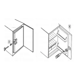 Okov za otvaranje hladnjaka / Bijela