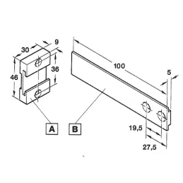 Okov za otvaranje hladnjaka / Bijela