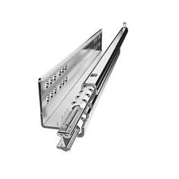 Skriveni djelomični izvlačivač QUADRO 25 s prigušivanjem i držačima / 25kg