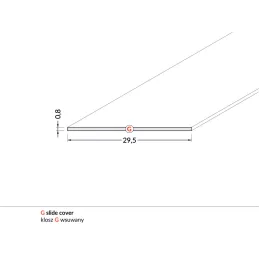 Poklopac za LED profil G