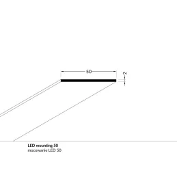 Podloga od trake 50 x 2 x 2000 mm