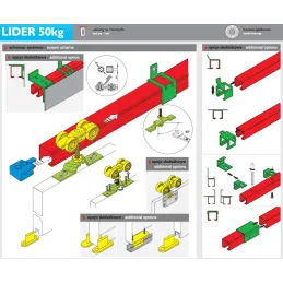 Set za jedna vrata / LIDER 50kg