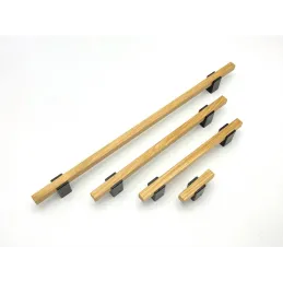 Drvena ručka ALVEA / Lakirani hrast