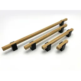 Drvena ručka ALVEA / Lakirani hrast