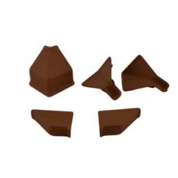 Set završetaka za brtvenu letvicu KAINDL / Smeđa