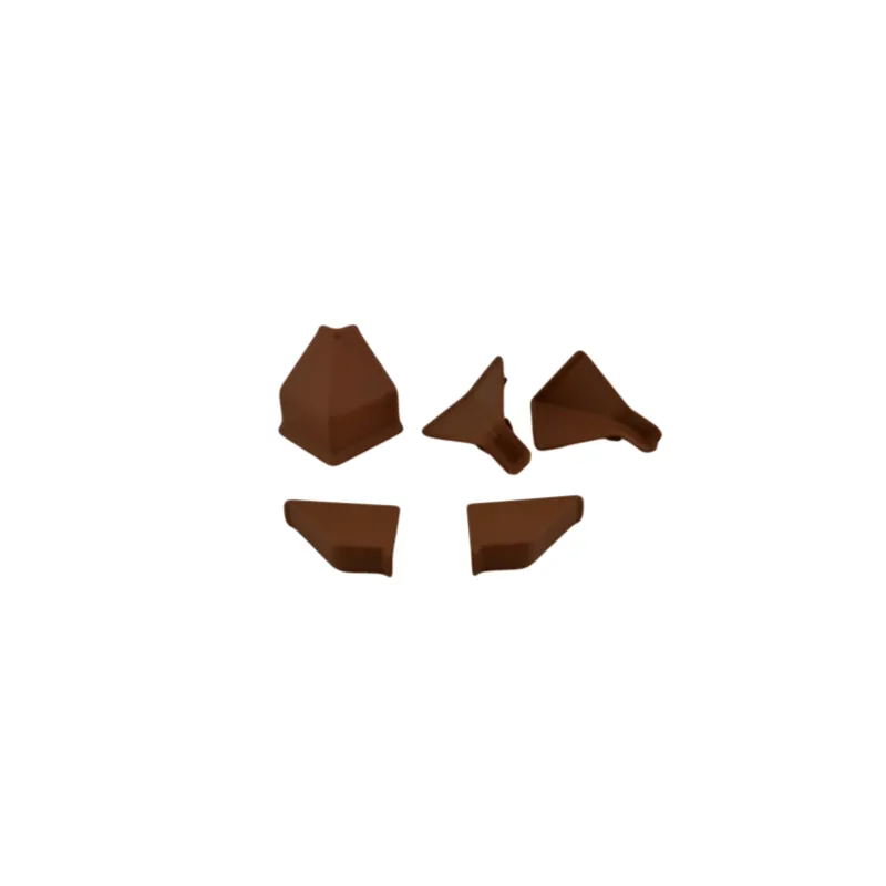 Set završetaka za brtvenu letvicu KAINDL / Smeđa