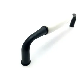 Ručka BLANCA / Crna - Bijeli porculan