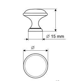 Knopka SIMONA / Antički mesing