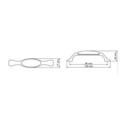 Ručka SIMONA / Staro mjedi