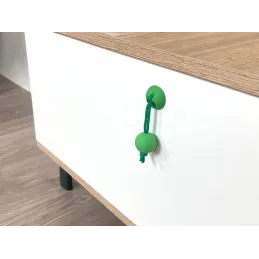 Ručka knopka NARNIA / Zelena