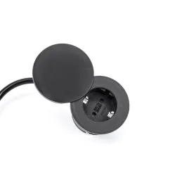 Poklop za unutarnju utičnicu BACHMANN PIX 1x230V / Crna