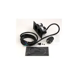 Interijer utičnica BACHMANN DUE 2 x 230V / Bijela