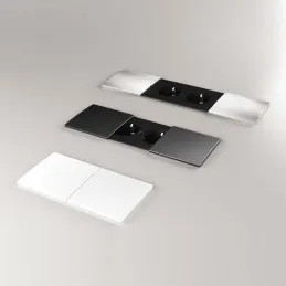 Unutarnja utičnica BACHMANN DUE 2 x 230V / Crna