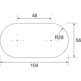 Unutarnja utičnica BACHMANN DUE 2 x 230V / Crna