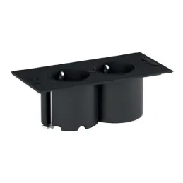 Unutarnja utičnica BACHMANN DUE 2 x 230V / Nehrđajući čelik