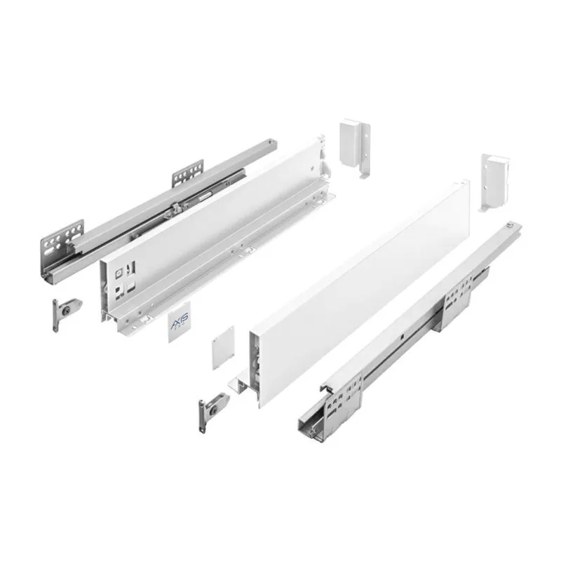 Zásuvka s bočnom AXIS PRO Niska 86 mm / Bijela
