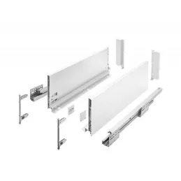 Ladica s bočnom stranom AXIS PRO Visina 168 mm / Bijela