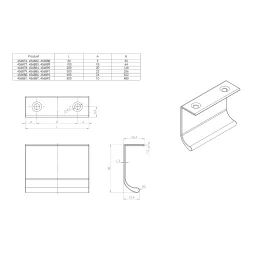 Ručka za rub HOLLY / Crna mat