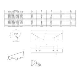 Ručka FLEX / Crna mat