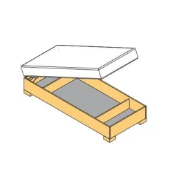 Mehanizam za podizanje kreveta - otvaranje po dužini / set