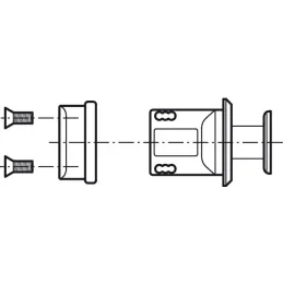 Drška PUSH / Crna mat