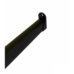 Krajnji dijelovi za vješalice - ovalni / Crna mat