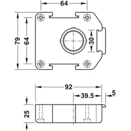 Soklna nožica AXILO / Crna