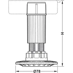 Soklna nožica AXILO / Crna