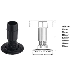 Soklna nožica AXILO / Crna