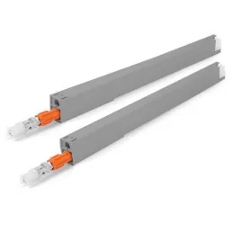 Kuhinjska kutija BLUM - Antarobox "D" 224 mm s relingom TIP-ON / Siva