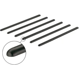 Samoljepljiva podloga / Grafitno crna - set od 6 kom