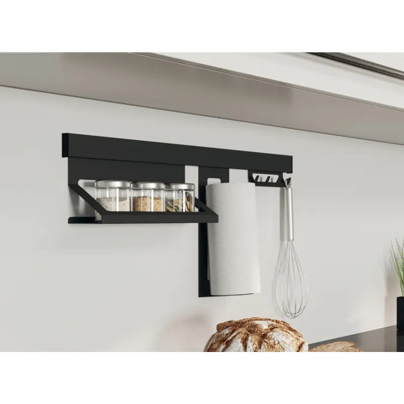 Viseći set polica EXCLUSIVE 600 mm / Crna mat