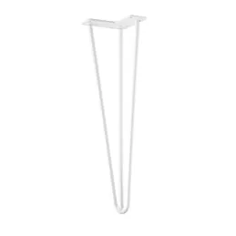 Noga za konferencijski stolić HAIRPIN 420 mm / Bijela