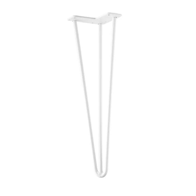 Noga za konferencijski stolić HAIRPIN 420 mm / Bijela