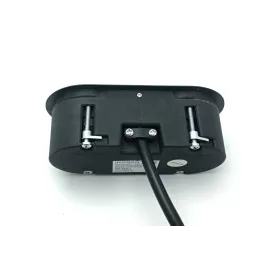 Interijer utičnica SWING FRENCH 2 x 230 V / Crna mat