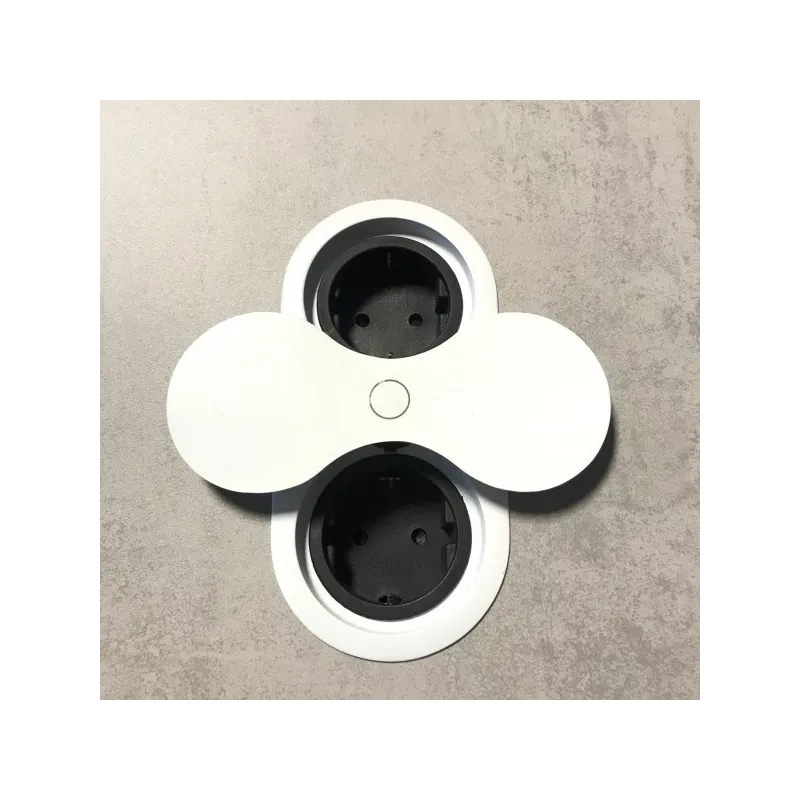 Interijer utičnica SWING 2 x 230 V / Bijela mat