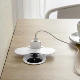 Interijer utičnica SWING 2 x 230 V / Bijela mat