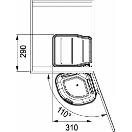 Koš za otpatke FRANKE MINI