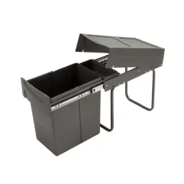Izvlačiva kanta za otpad s posudom U30 20L / Siva