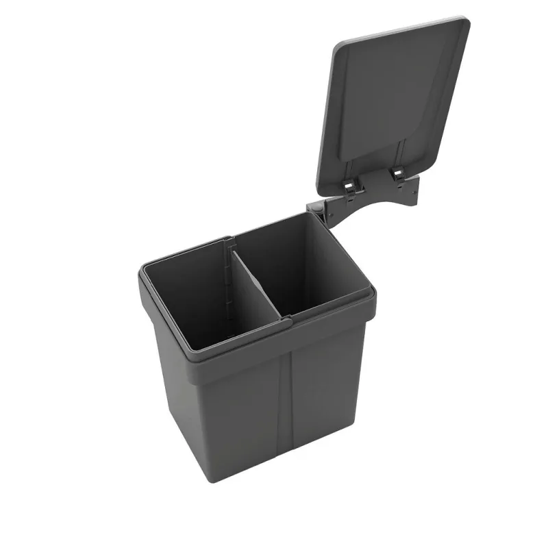 Koš za otpadke za vrata UNION SINGLE 7 + 7L / Siva