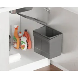 Kanta za otpad za vrata UNION SINGLE 15 L / Siva