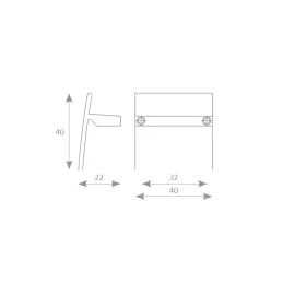 Ručka knopka VALERIO / Nehrđajući čelik