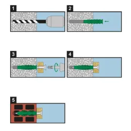 Univerzalni zidni tipl 6 x 45 mm / 50 kom