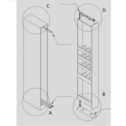 Izvlačni mehanizam za kuhinjske ormare SMART