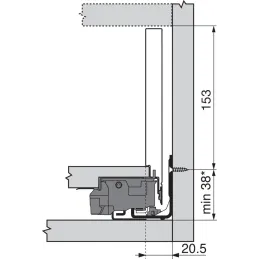 Kuhinjska kutija BLUM - Legrabox "C" / Bijela